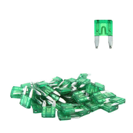 DNA Audio WFM530 30 Amp Mini Blade Fuse – 50 Pack | Reliable Automotive Circuit Protection