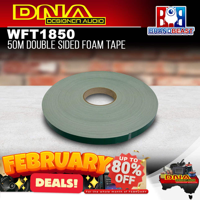 DNA WFT1850 50m Double Sided Foam Tape