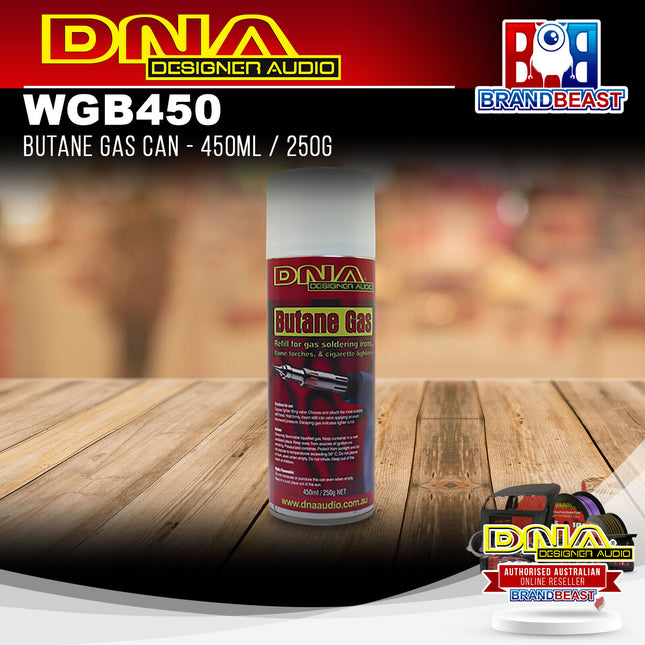 DNA WGB450 Butane Gas Can 450ml / 250g