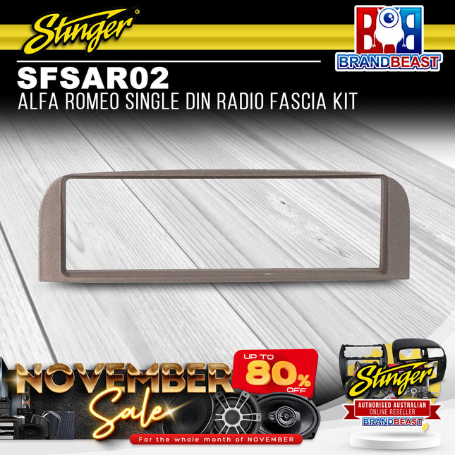Stinger SFSAR02 Alfa Romeo Single DIN Radio Fascia Kit