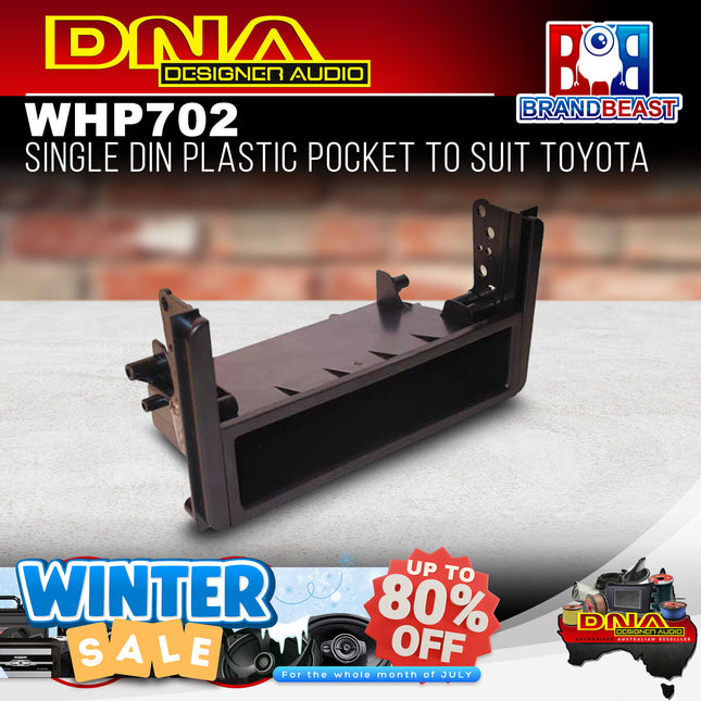 DNA WHP702 Single DIN Plastic Pocket To Suit Toyota