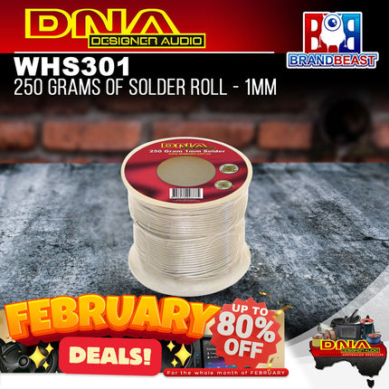 DNA WHS301 250 Grams Of Solder Roll - 1mm Diameter