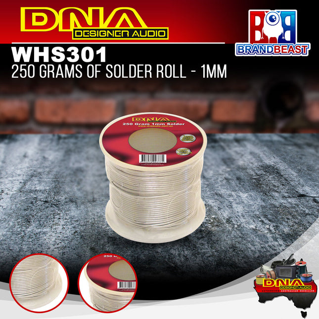 DNA WHS301 250 Grams Of Solder Roll - 1mm Diameter