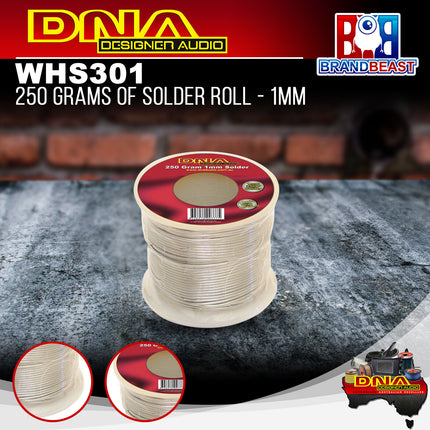 DNA WHS301 250 Grams Of Solder Roll - 1mm Diameter