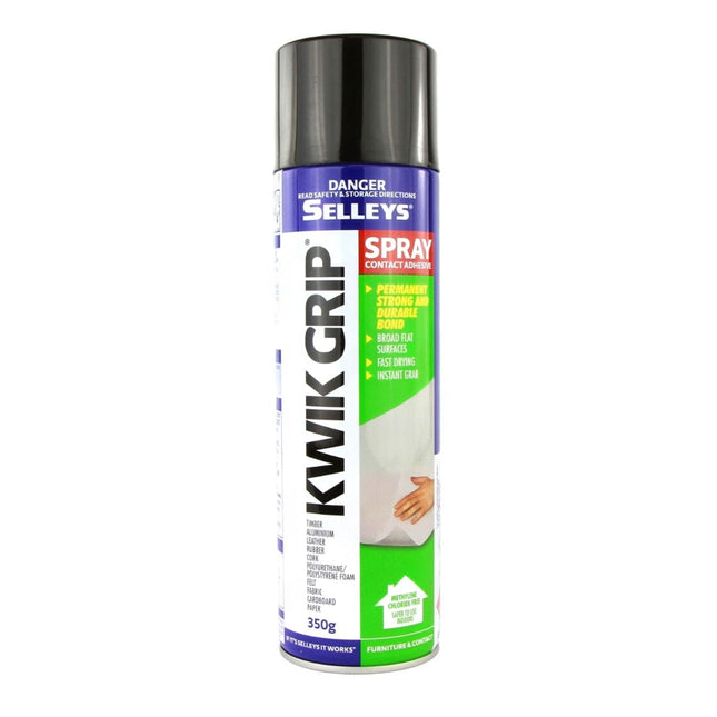 Selleys WKG350G Kwik Grip Spray Adhesive Glue - 350 Grams