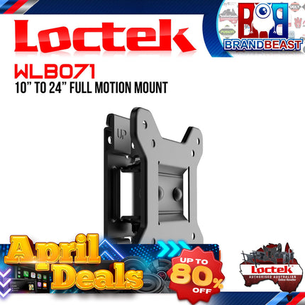 Loctek WLB071 10" to 24" Full Motion Mount TV Bracket