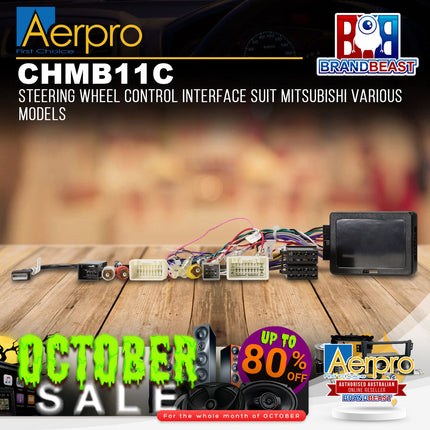 Aerpro CHMB11C Steering Wheel Control Interface Suit Mitsubishi Various Models