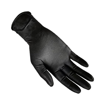 DNA WNG002BL Heavy Duty Texture Grip Nitrile Gloves Large – 100 Pack