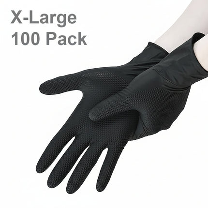 DNA WNG002BXL Heavy Duty Texture Grip Nitrile Gloves Extra Large – 100 Pack