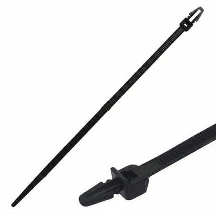 DNA WPT155 155mm x 3.5mm Push Mount Cable Ties - 100 Pieces