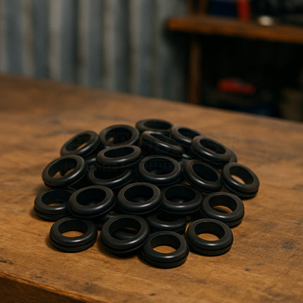DNA WRG115 15mm PVC Rubber Grommet - 50 Pieces