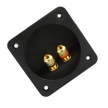 DNA WSC203 Rectangular Round Mount Plastic Speaker Terminal Plate