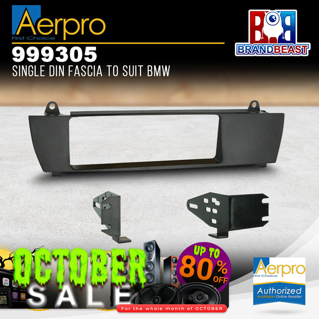 Aerpro 999305 Single DIN Facia Kit Suit BMW X3 E83 - Side Mount