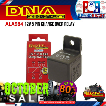 DNA ALA984 12V 5 Pin 40 AMP Change Over Relay