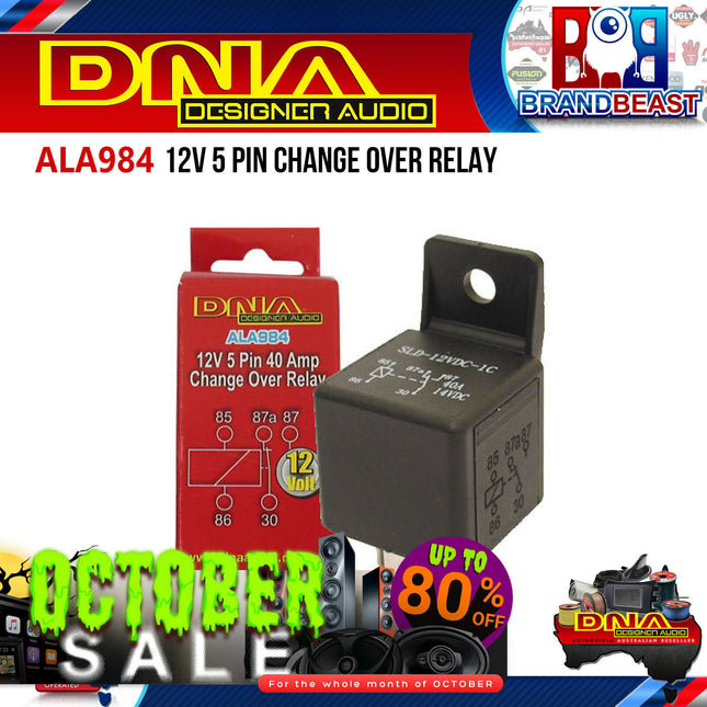 DNA ALA984 12V 5 Pin 40 AMP Change Over Relay