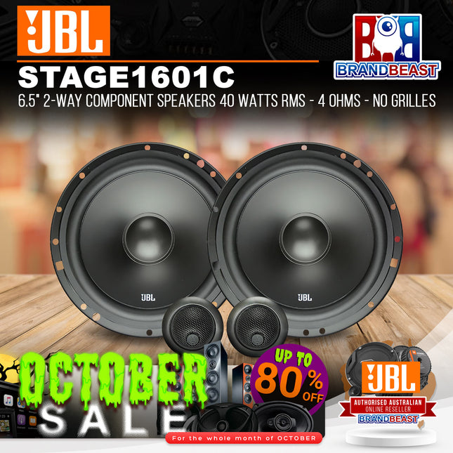 JBL Stage1 601C 6.5" 2-Way Component Speakers 40 Watts RMS - 4 Ohms - No Grilles