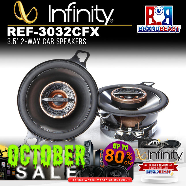 Infinity REF3032CFX REFERENCE 3032CFX 3-1/2" (87mm) 75W Coaxial Car Speaker
