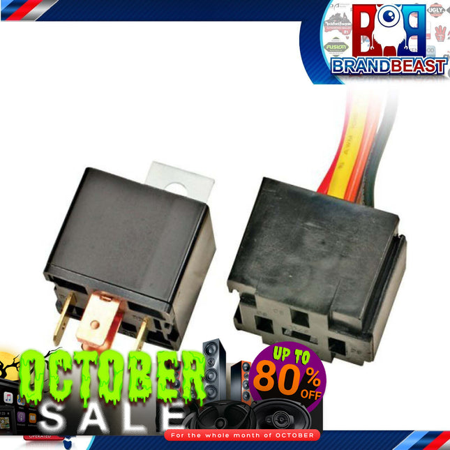Viper 8617 40 Amp Relay Assembly with 5 Wire Socket