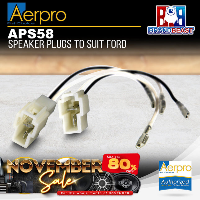 Aerpro APS58 Factory Speaker Adaptor Locking Clip Style