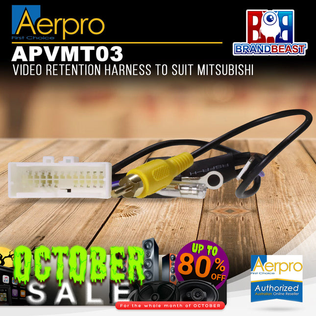 Aerpro APVMT03 Video Retention Harness to Suit Mitsubishi Pajero
