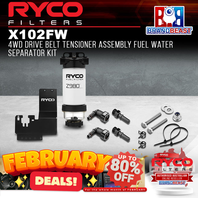 Ryco X102FW 4WD Fuel Water Separator Kit