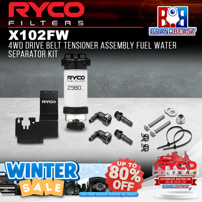 Ryco X102FW 4WD Fuel Water Separator Kit