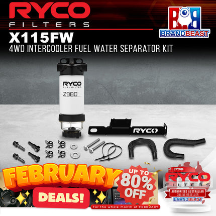 Ryco X115FW 4WD Fuel Water Separator Kit