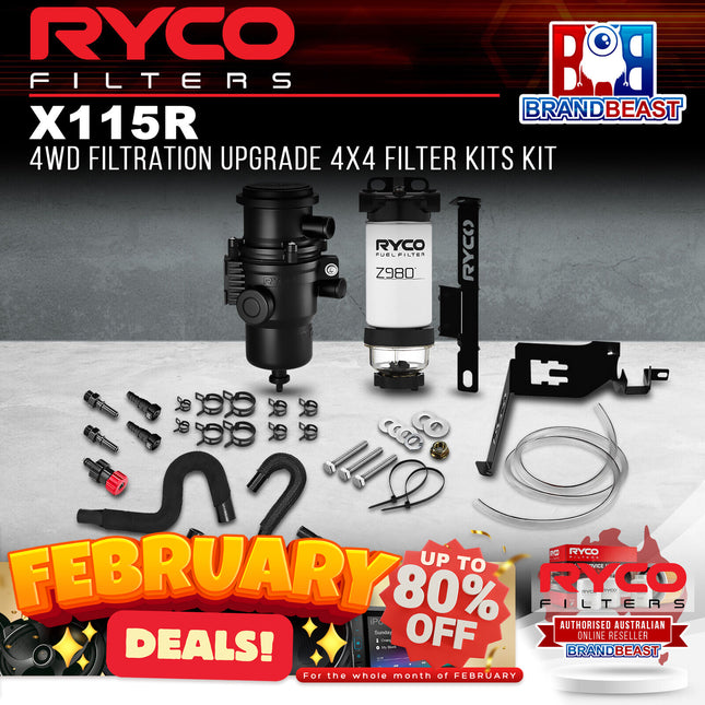 Ryco X115R 4WD Filtration Upgrade Filter Kits