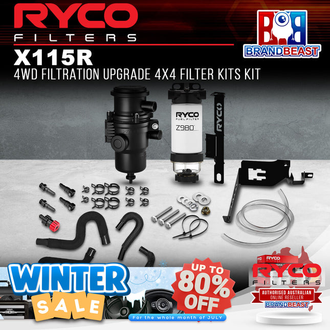 Ryco X115R 4WD Filtration Upgrade Filter Kits