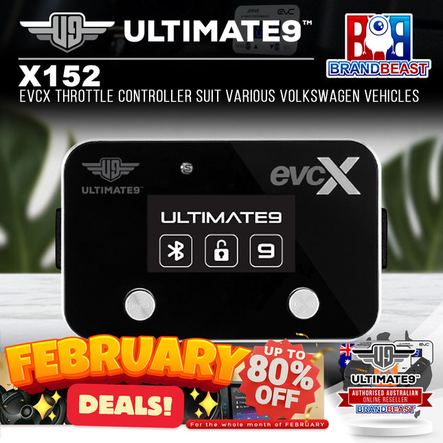 Ultimate9 X152 evcX Throttle Controller Suit Various Volkswagen Vehicles