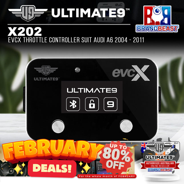 Ultimate9 X202 evcX Throttle Controller Suit Audi A6 2004 - 2011