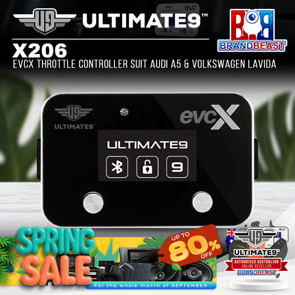 Ultimate9 X206 evcX Throttle Controller Suit Audi A5 & Volkswagen Lavida