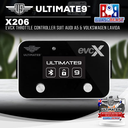 Ultimate9 X206 evcX Throttle Controller Suit Audi A5 & Volkswagen Lavida