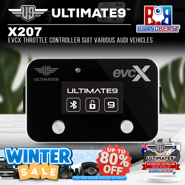 Ultimate9 X207 evcX Throttle Controller Suit Various Audi Vehicles
