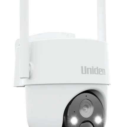 UNIDEN APP CAM SOLO X2K PT KIT - 100% Wirefree 2K Pan &amp; Tilt Outdoor Camera with Solar Panel