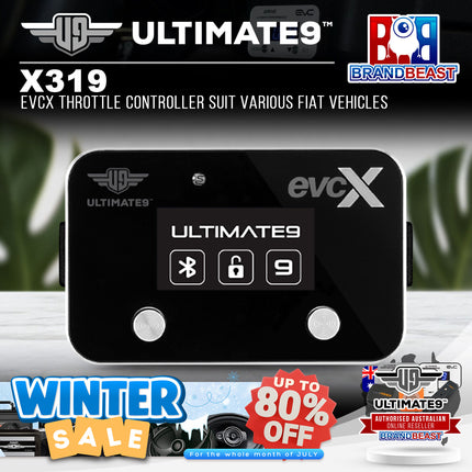 Ultimate9 X319 evcX Throttle Controller Suit Various Fiat Vehicles