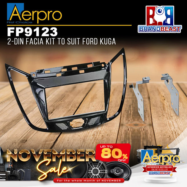 Aerpro FP9123 Double DIN Facia Kit to Suit Ford Kuga TF