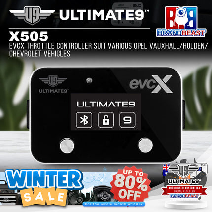 Ultimate9 X505 evcX Throttle Controller For Opel/Vauxhall/Holden/Chevrolet