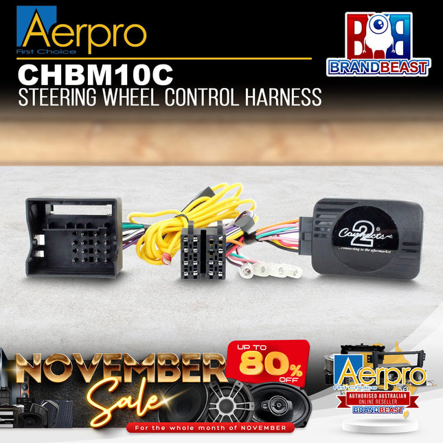 Aerpro CHBM10C Steering Wheel Control Interface Suit Mini Cooper F55/F56 2014-ON