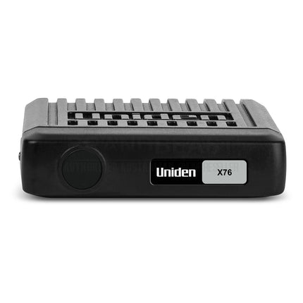 Uniden X76VP Pack 80Ch Radio+AT500BK Black Antenna Full Kit