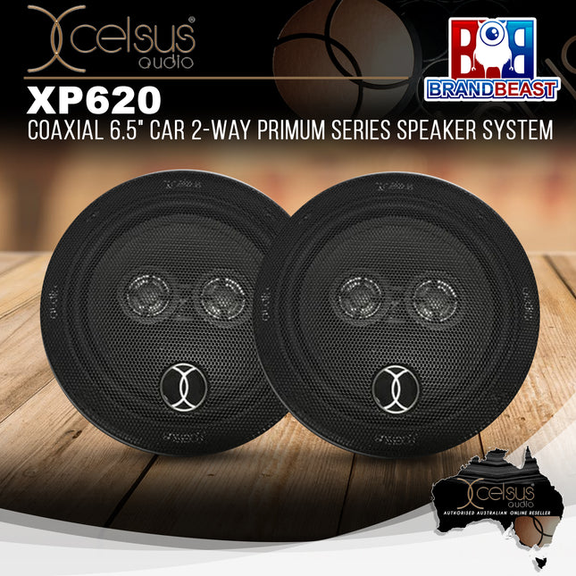 Xcelsus Audio XA-XP620 Coaxial 6.5" Car 2-Way Premium Series Speaker System