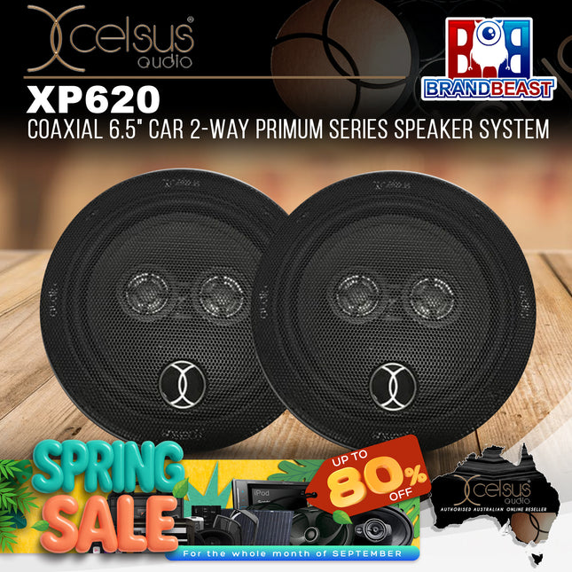 Xcelsus Audio XA-XP620 Coaxial 6.5" Car 2-Way Premium Series Speaker System