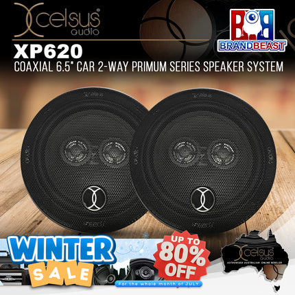 Xcelsus Audio XA-XP620 Coaxial 6.5" Car 2-Way Premium Series Speaker System
