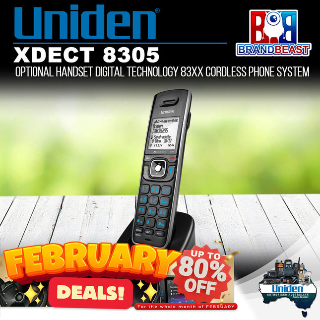 Uniden XDECT 8305WP Optional Waterproof & Dustproof Handset