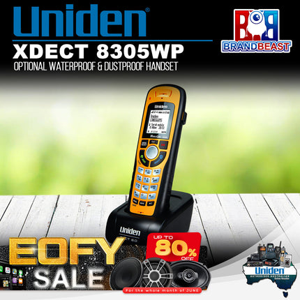 Uniden XDECT 8305WP Optional Waterproof & Dustproof Handset