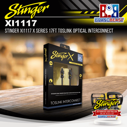Stinger XI1117 X Series 17ft Toslink Optical Interconnect