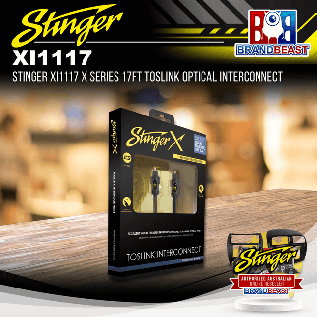 Stinger XI1117 X Series 17ft Toslink Optical Interconnect