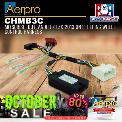 Aerpro CHMB3C Steering Wheel Control Interface Suit Mitsubishi Outlander ZJ/ZK
