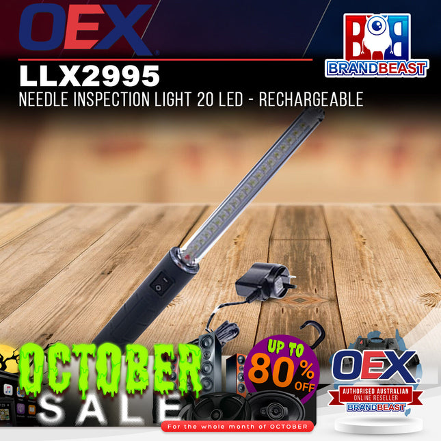 OEX LLX2995 LED Needle Inspection Light 20 LED Rechargeable