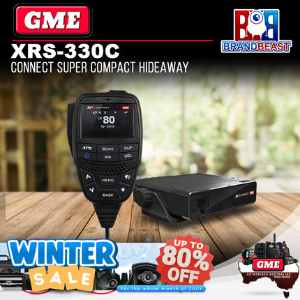 GME XRS-330C XRS™ Connect Super Compact UHF CB Radio